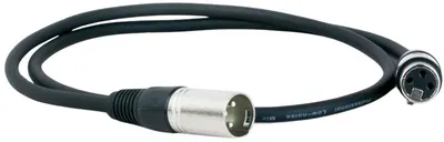Cablu Master Audio - PMC623/1, F-XLR/M-XLR, 1 m, negru