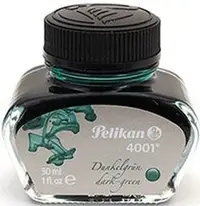 Calimara cu cerneala Pelikan - verde inchis, 30 ml.