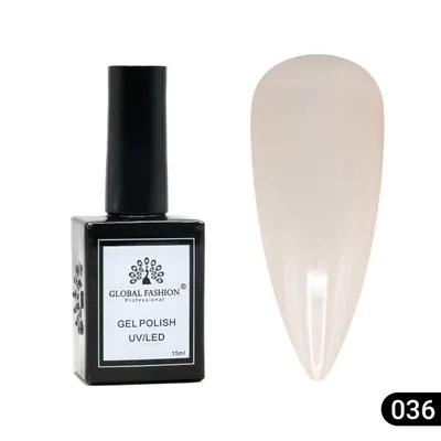 Oja semipermanentă Global Fashion, Gel polish Elite Glow 15 ml, 36 Engros
