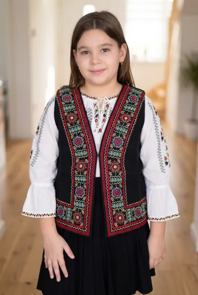 Vesta traditionala fetite Olguta 3