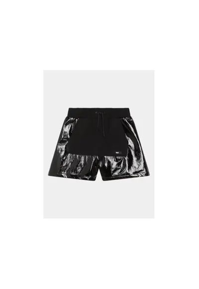 Pantaloni scurti fete - 303051143 - Poliester - Negru - Negru
