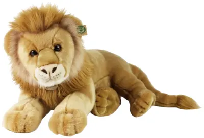 Jucărie de pluș Rappa Eco Friends - Leul culcat, 60 cm