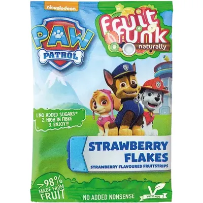 Fulgi din Fructe cu Capsuni fara Zahar Adaugat Paw Patrol 16g
