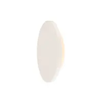 Corp iluminat de perete, aplica, PLASTRA lumina de perete, cu LED-uri, 3000K, rotund ipsos, alb, Ø 30 cm,