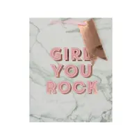 Pungă de cadou hârtie L Girl you rock