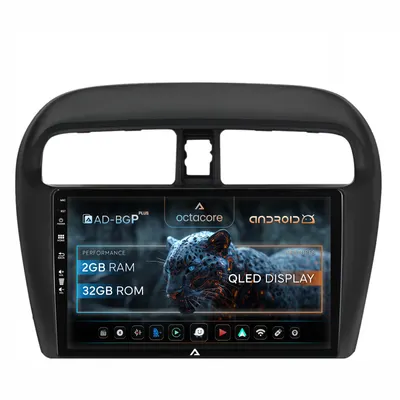 Navigatie Mitsubishi Space Star Mirage Attrage, Android, P-Octacore 2GB RAM + 32GB ROM, 9 Inch - AD-BGP9002+AD-BGRKIT267V3