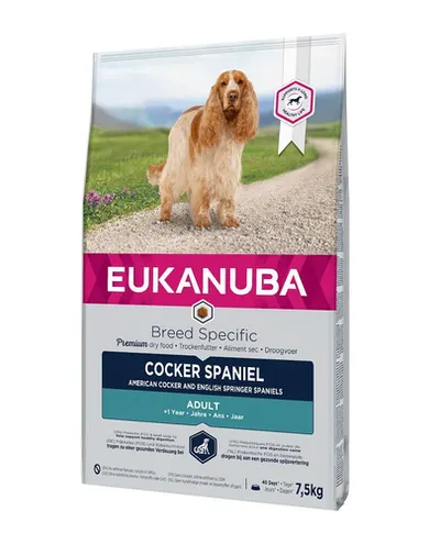 EUKANUBA Adult Breeds Specific Cocker Spaniel Chicken hrana uscata caini adulti 7.5 kg