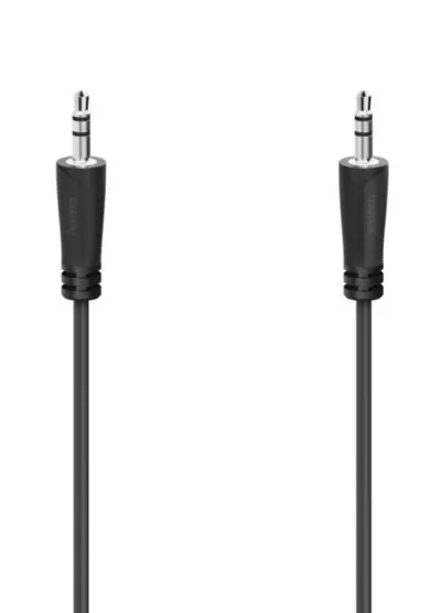 Cablu audio Hama - 3,5 mm/3,5 mm, 5 m, negru