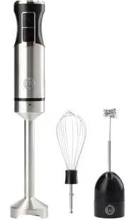 Blender de mână MasterChef - MC ES SDA009, 400W, 2 viteze, argintiu/negru
