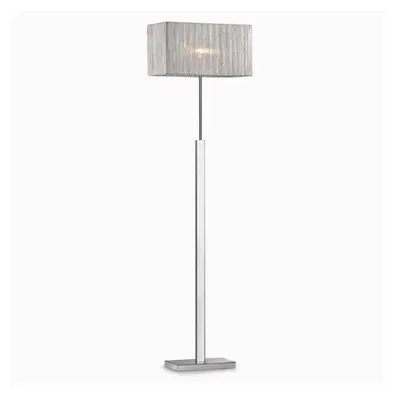 Lampa de podea Missouri, 1 bec, dulie E27, D:415 mm, H:1560 mm, Argintie