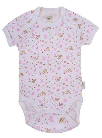 Body pentru bebeluşi Bio Baby - Bumbac organic, 86 cm, 12-18 luni