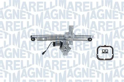 Macara geam Fata Dreapta (electric, cu motor, numar usi: 4) potrivit PEUGEOT 207, 207 HATCHBACK 02.06