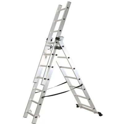 Scara Aluminiu Multifunctionala,3 tronsoane,7 trepte,Rotor KME307