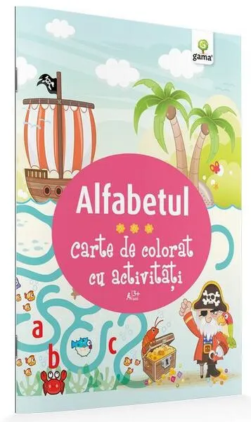 Alfabetul. Carte de colorat cu activități - Paperback brosat - ***