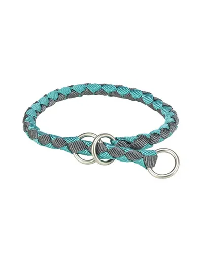 Zgardă câini pui reglabilă XS TRIXIE Cavo 25–31 cm aqua/grafit