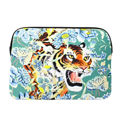 Husă colorată pentru laptop, din catifea, brand Muziy, model JUNGLE, 13"