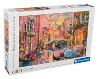 Puzzle Clementoni din 6000 de piese - Venetia la apus de soare, Dominic Davison