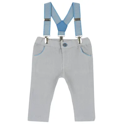 Pantaloni copii Chicco, gri, 24331-66MFCO