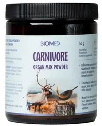 Carnivore Organ Mix, complex liofilizat, 50 g, Biomed