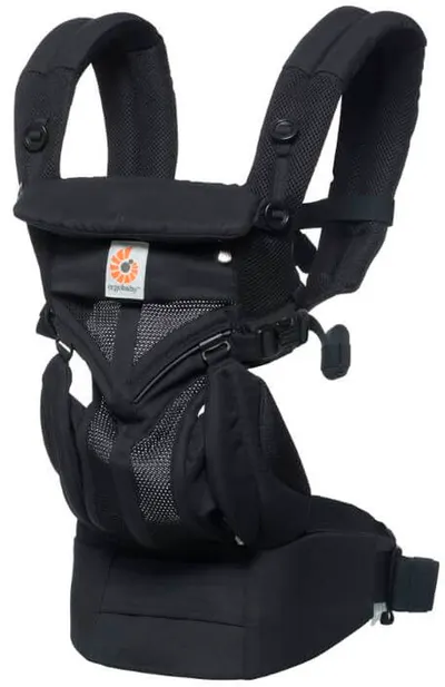 Rucsac ergonomic Ergobaby Omni 360 - Cool Air Mesh, Onyx
