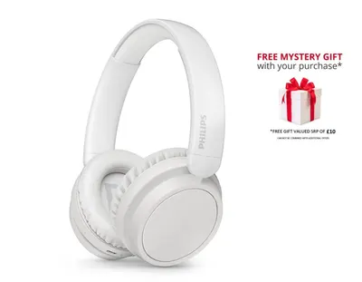 Căști Philips TAH5209WT Alb