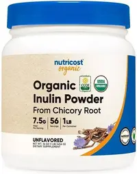 Organic Inulin Powder, 454 g, Nutricost