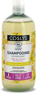Sampon bio pentru ingrijire par uscat si deteriorat cu Ulei de Camelina, 500ml, Coslys