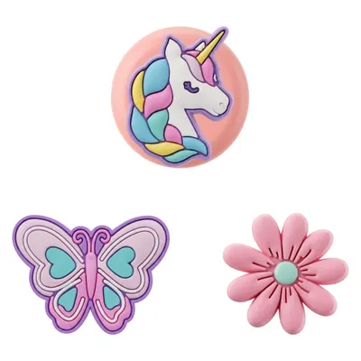 Husa OEM Butterfly pentru Apple AirTag, Set 3 bucati, Multicolor