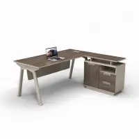Birou Evo Space cu dulap lateral mobil - dimensiuni 1400*700*750 mm