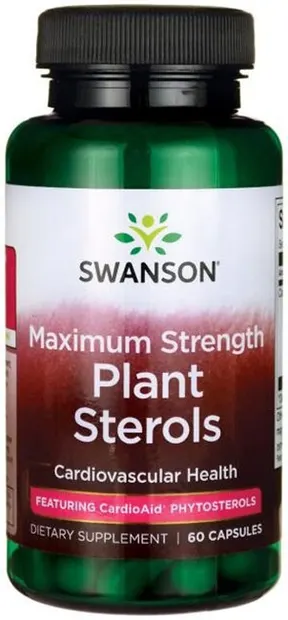 Maximum Strength Plant Sterols, 60 capsule, Swanson