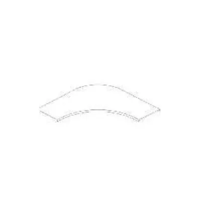 Capac cot 90°pt.jgheam metalic 150x15x0,75 mm