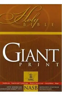 Giant Print Bible-NASB-Handy-Size
