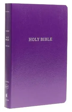 KJV, Gift and Award Bible, Imitation Leather, Purple, Red Letter Edition