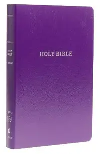 KJV, Gift and Award Bible, Imitation Leather, Purple, Red Letter Edition