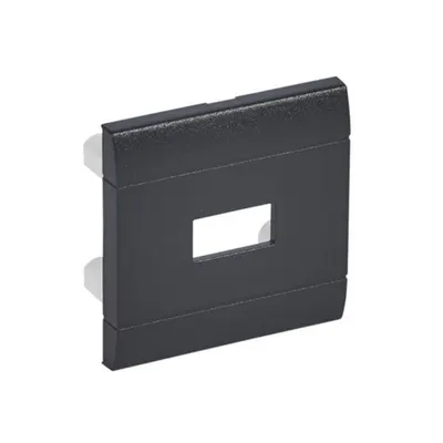 Capac tasta personalizabila pentru comenzi axiale LiVing Light - antracit - 2 module