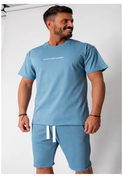 Set Axis tricou si pantalon scurt Storm Blue 15857 - Storm Blue