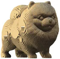 Puzzle 3D Cartonic din72 piese - Pomeranian