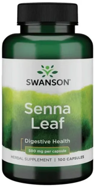 Senna Leaf, 500 mg, 100 capsule, Swanson