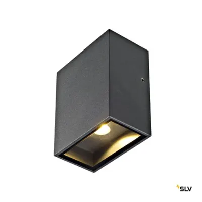 QUAD 1 XL LED de perete, 3,2W, 3000K, patrat, anthracit