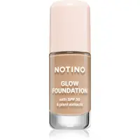 Notino Glow Foundation With SPF 50 & Plant Extracts make-up pentru luminozitate SPF 50 01 Medium Warm 30 ml