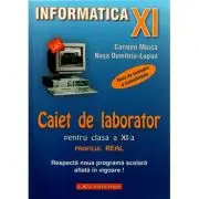 Caiet de laborator pentru clasa a 11-a Profil real. Teste de evaluare a cunostintelor