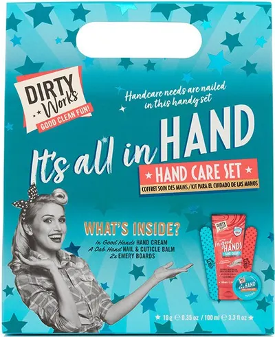 Dirty Works Set pentru mâini It`s All In Hand, 4 piese