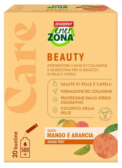 Care Beauty, mango și portocală, 20 pliculețe, Enervit EnerZona