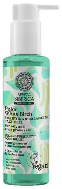 Peeling purificator echilibrant Polar White Birch, 145ml, Natura Siberica