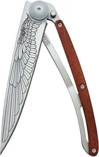 Cuțit de buzunar Deejo - Coral Wood-Wing, 37 g