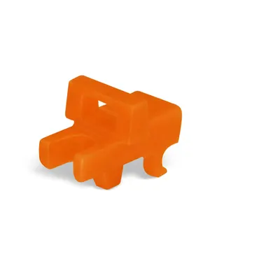 Lock-out; prevents reclosing of slide link; Snap-in type; for 2006 and 2016 Series; orange