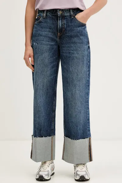 Guess Jeans blugi wide leg pentru femei