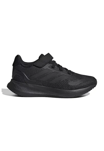 Pantofi sport Runfalcon 5 din plasa cu logo si velcro - Negru