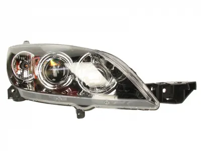 Far dreapta (H7 HB3, electric, fundal negru, fundal transparent) MAZDA 3 2003-2009