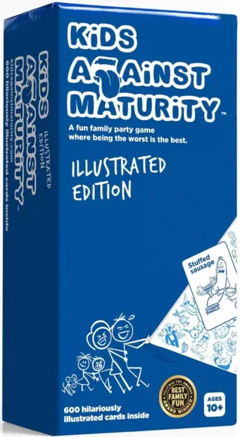Joc de societate Kids Against Maturity: Illustrated Edition - pentru familie